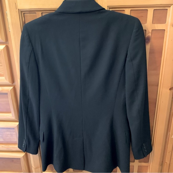 CK. Women’s Blazer. Made in Italy. 100% Fleece Wool. Black. Classic. - Picture 5 of 15